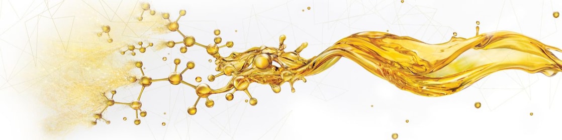 작은 방울로 튀는 오일