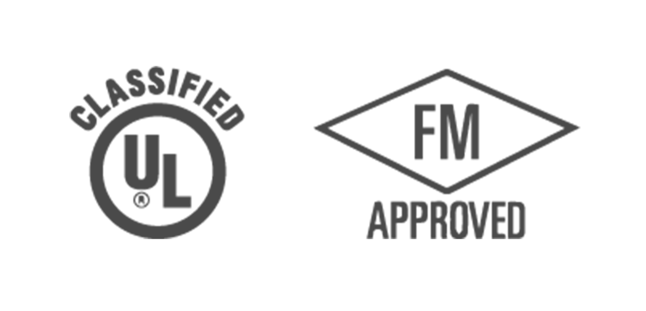 FM Approved and UL listed transformer fluid logos