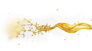 작은 방울로 튀는 오일